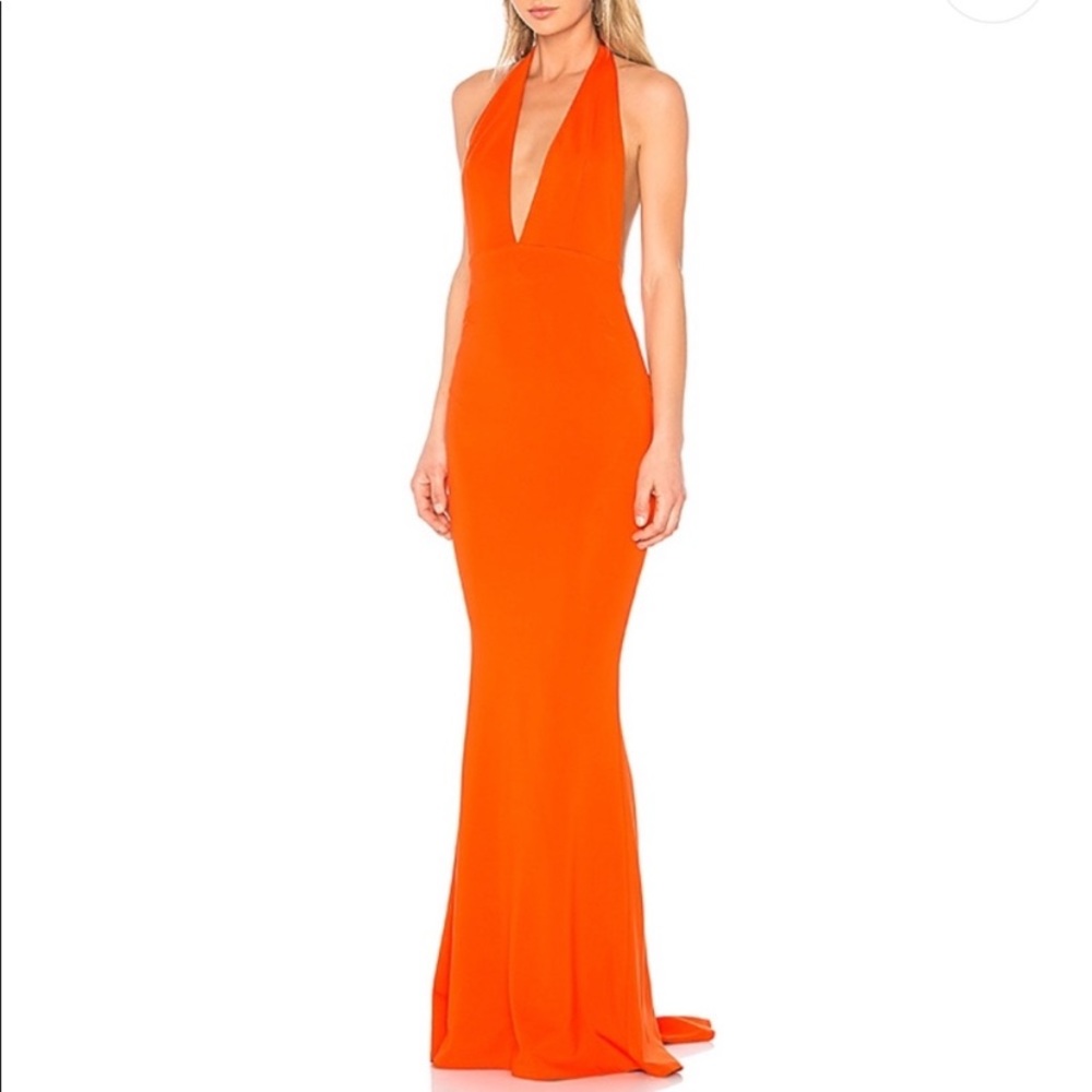 NBD orange gown